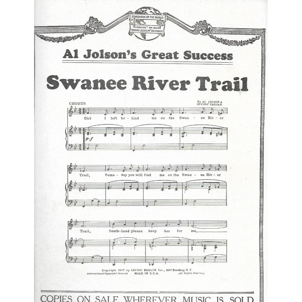 1927 Me and My Shadow Sheet Music Al Jolson Keller Sisters Brother Lynch - Picture 2 of 4